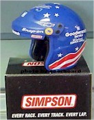 1996 Dale Earnhardt 1/4th Goodwrench "Olympics" mini helmet