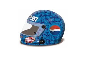 1999 Jeff Gordon 1/4th Pepsi mini helmet