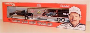 1996 Dale Earnhardt 1/25 Goodwrench crew cab and trailer