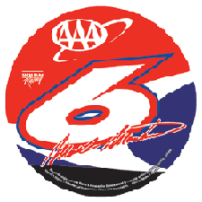 2006 Mark Martin "AAA" 3" Round Reflective Decal