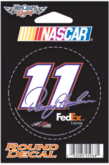 2006 Denny Hamlin 3" Round Decal