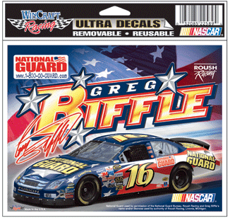 2006 Greg Biffle National Guard Static Decal