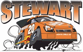 2006 Tony Stewart Static Decal