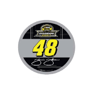 2007 Jimmie Johnson Lowes "Nextel Cup Champion" 3" Round Decal