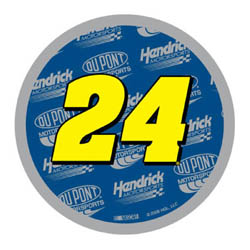 2008 Jeff Gordon 3" Round Decal