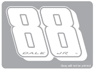 2008 Dale Earnhardt Jr Thermal 8" Decal by Action