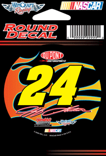 2009 Jeff Gordon Dupont 3" Round Decal by Wincraft