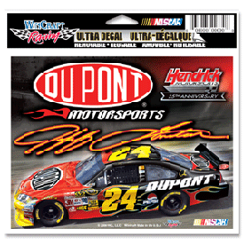 2009 Jeff Gordon Dupont Static Decal by Wincraft