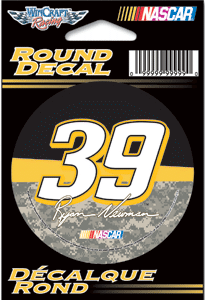 2009 Ryan Newman Army 3" Round Decal
