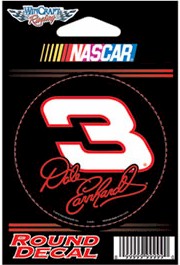 2010 Dale Earnhardt 3" Round Decal by Wincraft