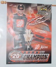 2005 Tony Stewart Home Depot "Champion" Pole Flag