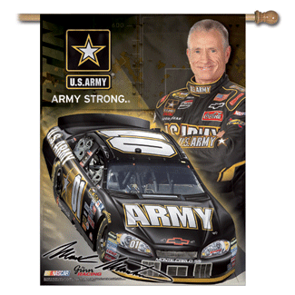 2007 Mark Martin US Army pole flag