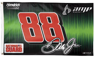 2008 Dale Earnhardt Jr AMP/National Guard 3X5 fan flag by Wincraft