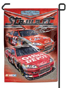 2009 Tony Stewart Office Depot/Old Spice Garden Flag by Wincraft