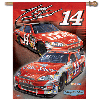 2009 Tony Stewart Office Depot/Old Spice Pole Flag