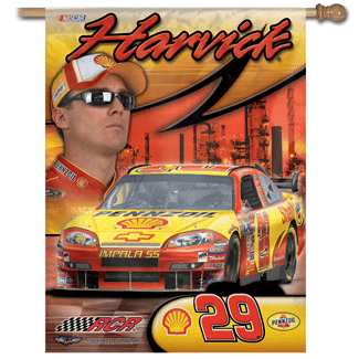 2009 Kevin Harvick Shell pole flag by Wincraft