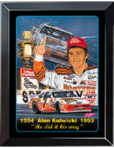 1994 Alan Kulwicki "He Did It His Way" plaque