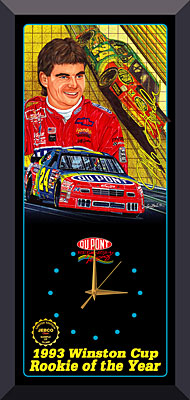 1993 Jeff Gordon Rookie of the Year Jebco clock