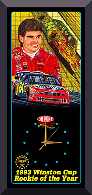 1993 Jeff Gordon Rookie of the Year Jebco clock
