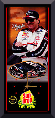 1997 Dale Earnhardt Sundrop Jebco clock