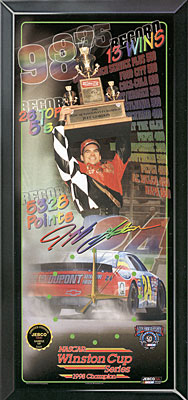 1998 Jeff Gordon Dupont "Winston Cup Champion" Jebco clock