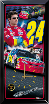 2000 Jeff Gordon DuPont Jebco clock