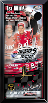 2001 Dale Earnhardt Jr Budweiser "First Win" Jebco clock