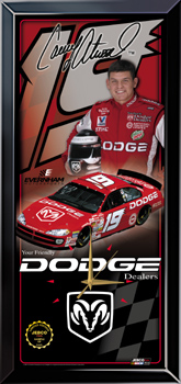 2001 Casey Atwood  Dodge Dealers Jebco clock