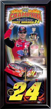 2001 Jeff Gordon  Dupont "Winston Cup Champion" Jebco clock