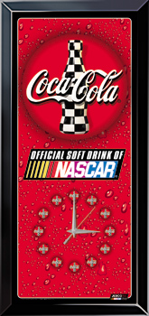 2002 Coca-Cola "Official Soft Drink of Nascar" Jebco Clock