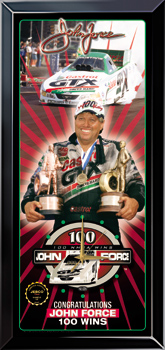 2002 John Force Castrol/100 Wins Jebco clock