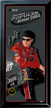 Dale Earnhardt Jr Most Popular Driver 2003 Jebco clock