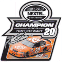 2005 Tony Stewart "Nextel Cup Series Champion" hatpin by Wincraft