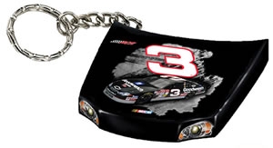 2011 Dale Earnhardt GMGW Hood Keychain with LED Flashlight