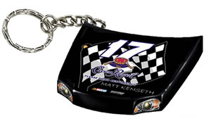 2011 Matt Kenseth Royal Crown Hood Keychain with LED Flashlight