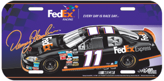 2006 Denny Hamlin Fed Ex Plastic License Plate