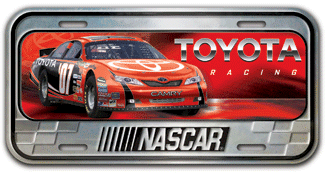 2007 Toyota Racing Metal License Plate
