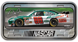 2008 Dale Earnhardt Jr AMP Mountain Dew metal license plate