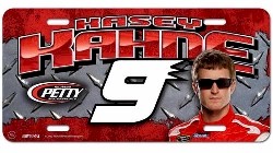 2010 Kasey Kahne "Budweiser" Metal License Plate by Racing Reflections