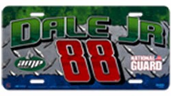 2010 Dale Earnhardt Jr AMP/National Guard Metal License Plate by Racing Reflections