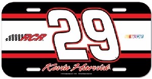 2011 Kevin Harvick "RCR" plastic license plate by Wincraft