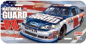 2011 Dale Earnhardt Jr National Guard plastic license plate by Wincraft