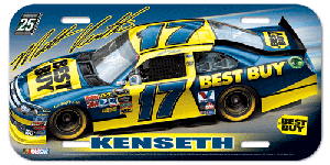 2012 Matt Kenseth Best Buy Poly License plate