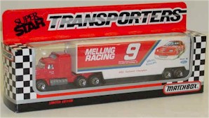 1990 Bill Elliott 1/87th Melling Racing transporter