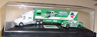 1997 Ken Schrader 1/80th Skoal Transporter with 1/64th car