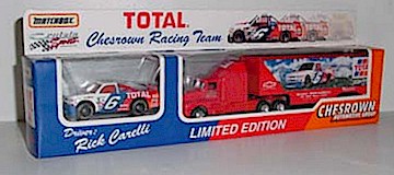 1995 Rick Carelli 1/64th and 1/87th Total "Super Truck Series" Hauler Set