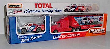 1995 Rick Carelli 1/64th and 1/87th Total "Super Truck Series" Hauler Set