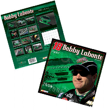 2006 Bobby Labonte 12X12 Calendar