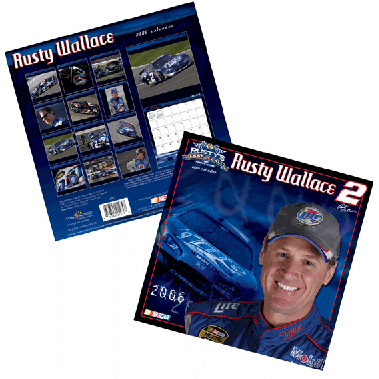 2006 Rusty Wallace 12X12 Calendar