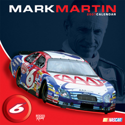 2007 Mark Martin 12X12 Calendar